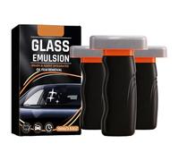 Jooseen Car Glass Emulsion Cleaner, Handheld Windshield Oil Film Remover, 100ml, 2026 New Formula for Crystal Clear Driving Vision (3PC)