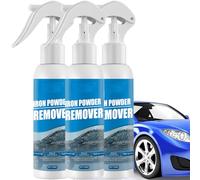Jooseen Iron Powder Remover Spray | Rust Remover Spray for Metal | Quick-Acting Formula | Multipurpose Care for Cars Wheels Tools Chains (3PCS)