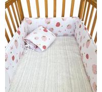 Jooseen Mesh Wall Padding Panels, 4PCS, 2 Long + 2 Short, 5cm Foam (Strawberry Estate)