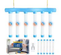 Jooseen Reflex Challenge Game Falling Sticks, Hand Eye Coordination Catching Stick Game for Kids and Athletes, Reaction Speed Training Toy for Parties Practice and Group Play (Blue2)