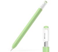 JOOSKO Estuche para lápiz Apple (USB-C), funda protectora de silicona, soporte magnético y doble toque (Matcha)