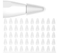 Joosko Funda para Apple Pencil de 2ª generación y 1ª generación, [50 unidades] Protector de punta de bolígrafo de silicona delgado, dibujo silencioso, para Apple Pencil de 2ª y 1ª generación