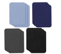 JOOTUEPO 12 Parches Termoadhesivos para Reparación de Telas, Parches para Ropa Termoadhesivos, Algodón Plancha Interior & Exterior Kit de Reparación, para Ropa, Zapatos, Vaqueros, Sombreros
