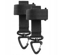 JOOTUEPO 2 Piezas Unidades de Soporte para Guantes, Pinza Multiusos para Guantes de Trabajo, Cinturón Policial, Portaguantes Cinturon, para Jardines, Obras de Construcción (Negro)