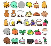 JOOTUEPO 31 Piezas Shoe Charms Zapatos Adornos PVC para Crocs, Forma de Pata Gato Dibujos Animados, Pins para Crocs, Pines que se Fijan Muy Bien/Rápidos de Poner y Quitar, Regalo Ideal para Niños