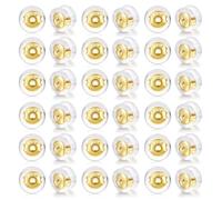 JOOTUEPO 36 Piezas 18K Oro Cierre Seguro Silicona Atrás Pendientes Reemplazos Tuercas para Pendientes Hipoalergénicas Sin Níquel para Péndulos/Orejas Caídas