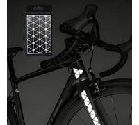 JOOTUEPO 48 piezas pegatinas para bicicletas, pegatinas bicicleta, pegatinas casco moto, Impermeable y Alta Visibilidad adhesivos reflectantes anticolisión, para bicicletas/cascos/coches