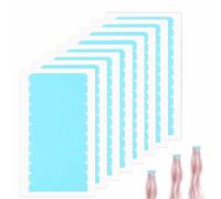 JOOTUEPO 96 Piezas Cinta Adhesiva Doble Cara para Pelucas y Extensiones de Cabello, Cinta Repuesto Invisible Resistente, Azul