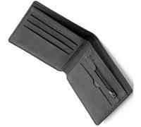 JOOTUEPO Carteras para Hombre con Tarjetero, Carteras para Hombre PU con Múltiples Compartimentos, para Billetes y Monedero Billetera para el Trabajo, Negocios, Uso Diario o Viajes (Negro)