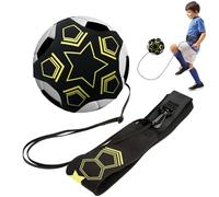 JOOTUEPO Entrenador de fútbol - Cinturón de ajuste flexible, ayuda manos libres para práctica de habilidades de fútbol