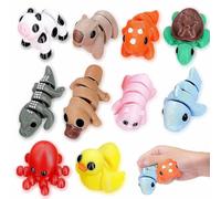 JOOTUEPO Figuras de Animales Juguetes Impresos en 3D, 10 Piezas Mini Figuras de Animales Impresa en 3D, Modelo De Animales Simulado, Realista/Modelo articulado, para Niños/Niño/Niña