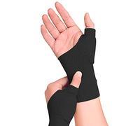 JOOTUEPO Guantes de compresión para artritis terapéutica, cómodo férula de túnel carpiano para aliviar el dolor de las articulaciones del pulgar de la mano, talla L