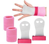 JOOTUEPO Juego de Muñequeras de Gimnasia para Niñas 2 Correas de Muñeca de Agarre de Gimnasia Deportiva con 2 Correas de Protección Muñeca, Protector Agarre de Mano Agarres Gimnasia