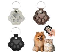 JOOTUEPO Llavero Huella de Mascota 3 Piezas, Recuerdode Pelo para Perros y Gatos en Cuero PU de Recuerdos de Mascotas Regalo Emotivo para Amantes de Mascotas Accesorio de Llaves o Bolsos