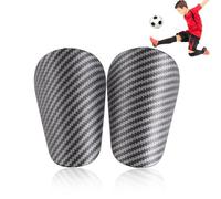 JOOTUEPO Mini Espinilleras de Fútbol, 2 Piezas Espinilleras de Fútbol Pequeñas - Espinilleras Fútbol para Niño o Niña - Espinilleras Ergonómicas - Espinilleras Ligeras - 10x6cm