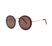 JOOX Gafas de sol redondas de gran tamaño para mujer, gafas de sol retro polarizadas con protección UV400