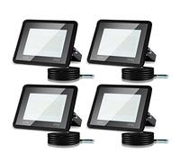 Joparri Focos LED Exterior, 4 Pcs 50W Foco Proyector 6000K Blanco Frío 4250LM IP66 Impermeable, LED Floodlight para Casa, Garaje, Patio, Terraza, Campo