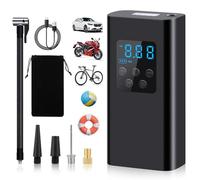 JOPHEK Compresor Aire Portatil, 150PSI 6000mAh Inflador Ruedas Coche Mini Compresor de Aire, Inflador Ruedas Coche Recargable ara Coches, Motos, Vcooter, Balones