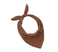 JOPHY & CO. 100% algodón BANDANA SET 3/5/10 para Mujeres Hombres Niños Unisex Único y/o Paisley Pattern COD. A644 (Color único, Marrón, Set 10 pz)