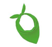 JOPHY & CO. 100% algodón BANDANA SET 3/5/10 para Mujeres Hombres Niños Unisex Único y/o Paisley Pattern COD. A644 (Color único, Verde Hierba, Set 5 pz)