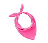 JOPHY & CO. 100% algodón BANDANA SET 3/5/10 para Mujeres Hombres Niños Unisex Único y/o Paisley Pattern COD. A644 (Color único, Fucsia, Set 5 pz)