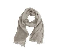 JOPHY & CO. Bufanda 100% Lino Mujer Hombre Ligera Elegante Made in Italy - Marrón -
