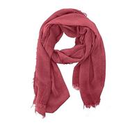 JOPHY & CO. Bufanda de mujer para hombre, elegante, ligera, suave, estola rectangular, fibra de bambú, color liso o estampado de colores, burdeos, talla única