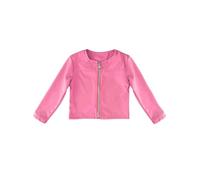 JOPHY & CO. Chaqueta Bolera Niña Ecopiel de manga larga (cód. 3071) (FR/ES, Edad, 8 años, Regular, Fucsia zip)