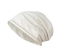 JOPHY & CO. Gorro 100% algodón elástico y largo unisex para adultos, hombres, mujeres y niños, sombrero de estilo Slouch ligero, cód. 1213, beige, Talla única