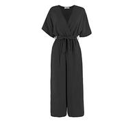 Jophy & Co. - Mono largo para mujer con cuello en V (cod. 6797), Negro , S