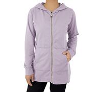 JOPHY & CO. Sudadera Larga de Mujer con Capucha, Cremallera y Bolsillos (código 9047), Lila, L