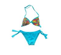 JOPHY & CO. Trajes de baño para niñas y chicas de dos piezas, conjunto de bikini, ropa de playa entera ajustable código.5300, 10 años