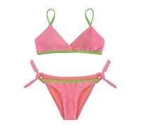 JOPHY & CO. Trajes de baño para niñas y niñas de Dos Piezas Bikini Set Beachwear Entero Ajustable Cod.5300, 9236 Rosa, 8 años