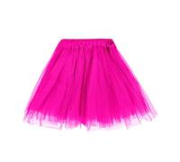 JOPHY & CO. Tutú Niña en Tul Party Dance (código 716), Fucsia 40 cm, Talla Única