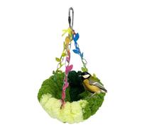 jopiuieo Cama Loro, Cama de Periquito - Almohadilla de acurrucado de Lovbird,Winter Warm Warm Bird Nest House Hammock Fage Phage Plush for Macaw Paraket Cockatiels Cockatoo Lovebird