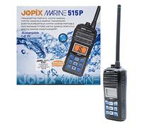 Jopix Marine 515P Walkie Talkie Náutico VHF Profesional - Homologado DGMM, IP67 Sumergible y Flotante, 5W, Función Vibración y Sistema ATIS - Radio Portátil Banda Marina