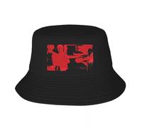 Joppuer A Band Called Death Bucket Hat Sombrero de Lujo Sombrero Duro Gorras de Gran Tamaño Gorras para Hombres Mujeres Regalos de Vacaciones y Cumpleaños 1963