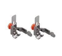 Jopto 2 Piezas Prensatelas de Cremallera Ajustable de un Solo Lado Compatible con la mayoría de máquinas de Coser domésticas de vástago bajo, Brother, Singer, Janome, Toyota, Bernina, Babylock, Elna