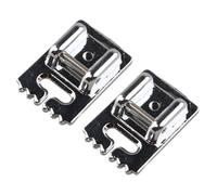 Jopto 2 Piezas Prensatelas Pintuck de 5 Ranuras Prensatelas de Repuesto para Máquina de Coser Multifuncional Doméstica Singer, Brother, Babylock, Euro-Pro, White