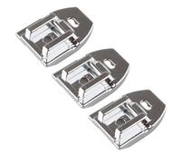 Jopto 3 Piezas Prensatelas Invisible Oculta para Todas Las máquinas de Coser de vástago bajo Snap On Singer, Brother, Babylock, Euro-Pro, Janome, Kenmore, Juki, New Home, Simplicity