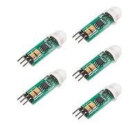 Jopto 5PCS HC-SR505 Mini Detector de Sensor de Movimiento Humano PIR Infrarrojo Compatible con Arduino