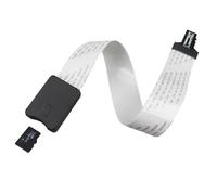 Jopto Cable de Extensión de Micro SD a Tarjeta TF Adaptador de Tarjeta de Memoria TF Estándar Cable FPC Suave de Extensión Macho a Hembra para SanDisk Arduino Coche GPS DVD DVR Tablet Teléfono, 25cm