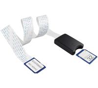 Jopto Cable de Extensión de Tarjeta SD a SD, Adaptador de Tarjeta de Memoria SD, Estándar Cable FFC Suave de Extensión Macho a Hembra, Compatible con Raspberry Pi, GPS, DVD, LED, SDHC SDXC, 48cm