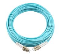 Jopto Cable de Fibra Óptica LC/UPC a LC/UPC OM3 Multimodo Duplex 50/125um Latiguillo Fibra Optica LSZH para Instalaciones en Exteriores e Interiores (10M)