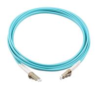 Jopto Cable de Fibra Óptica LC/UPC a LC/UPC OM4 Multimodo Duplex 50/125um Latiguillo Fibra Optica LSZH para Instalaciones en Exteriores e Interiores (3M)