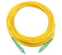 Jopto Cable de Fibra Óptica SC/APC a SC/APC OS2 Monomodo Simplex 9/125um LSZH Latiguillo FTTH para Instalaciones en Exteriores e Interiores (10M)