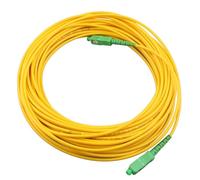 Jopto Cable de Fibra Óptica SC/APC a SC/APC OS2 Monomodo Simplex 9/125um LSZH Latiguillo FTTH para Instalaciones en Exteriores e Interiores (15M)