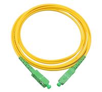 Jopto Cable de Fibra Óptica SC/APC a SC/APC OS2 Monomodo Simplex 9/125um LSZH Latiguillo FTTH para Instalaciones en Exteriores e Interiores (2M)