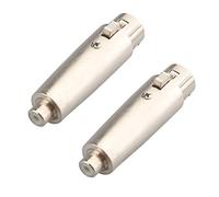 Jopto Conectores XLR de 3 Pines a RCA, Adaptador de Micrófono de Audio, Convertidor de Género Bidireccional