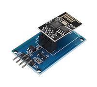 Jopto ESP8266 ESP-01 Tarjeta de Módulo Adaptador de Serie de Transceptor Inalámbrico Wi-Fi 3.3V 5V ESP01 Adaptador ESP-01 con Placa ESP-01 Compatible con Arduino